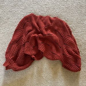 Burnt orange sweater